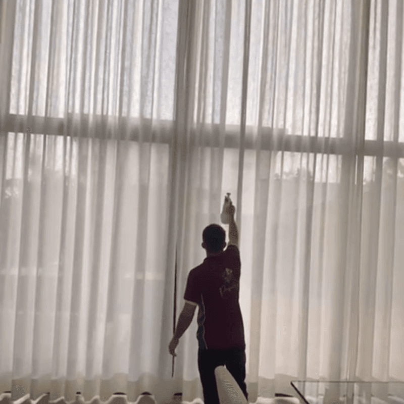 Cortinas e carpetes